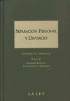 SEPARACION PERSONAL Y DIVORCIO 2 TOMOS