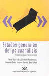 ESTADOS GENERALES DEL PSICOANALISIS PERSPECTIVAS PARA EL TERCER MILENIO