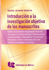 INTRODUCCION A LA INVESTIGACION OBJETIVA DE LOS MANUSCRITOS