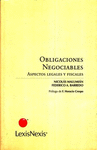 OBLIGACIONES NEGOCIABLES ASPECTOS LEGALES Y FISCALES