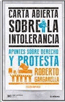CARTA ABIERTA SOBRE LA INTOLERANCIA