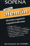 LEXICON ALEMAN. ALEMAN-ESPA�OL ESPA�OL-ALEMAN