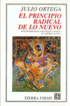 EL PRINCIPIO RADICAL DE LO NUEVO : POSTMODERNIDAD IDENTIDAD Y NOVELA EN AMERICA LATINA