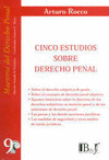 CINCO ESTUDIOS SOBRE DERECHO PENAL