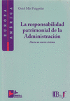 RESPONSABILIDAD PATRIMONIAL DE LA ADMINISTRACION, LA
