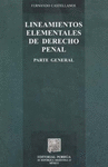 LINEAMIENTOS ELEMENTALES DE DERECHO PENAL PARTE GENERAL