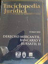 DERECHO MERCANTIL, BANCARIO Y BURSATIL II -TOMO XIII